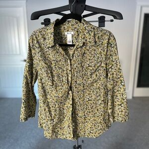 Floral Button-Up Shirt Liz and Co